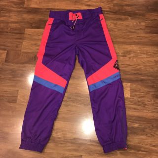 Vtg 80s 90s Nevica Premier Neige Ski Pants Snow Bib Suit Neon Retro Mens 34