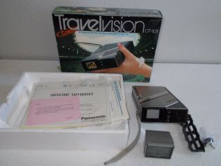 Vintage 1984 Panasonic Travelvision 1.  5 " Color Tv Ct - 101 Not