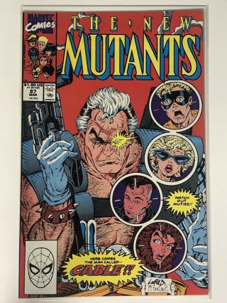 The Mutants 87 Marvel Comic Book 1st Appearance Of Cable Stryfe