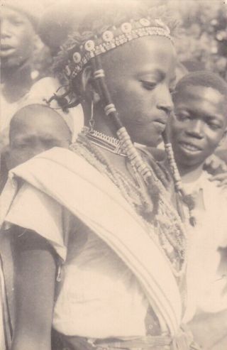Silver Photograph 1940 Africa Tribal Ethnographic Study