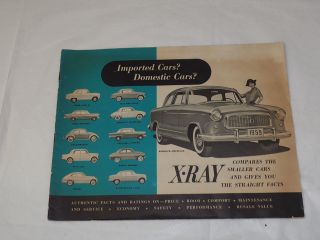 1959 X - Ray Rambler American Dealership Showroom Brochure