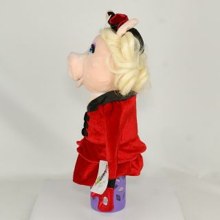 Disney Miss Piggy Hand Puppet by Madame Alexander,  Red Dress Plush Muppet (753) 2
