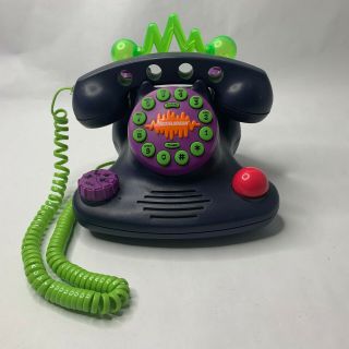 Vtg Nickelodeon Talk Blaster Lights & Sounds Phone Telephone - 1997