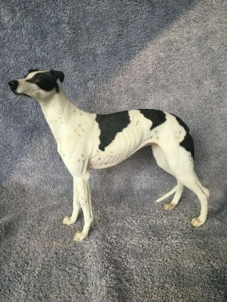 Country Artist A Breed Apart Greyhound Resin Dog Figure 8x9 "