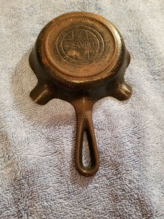 Vintage Griswold Cast Iron 0 Size Frying Pan Ashtray