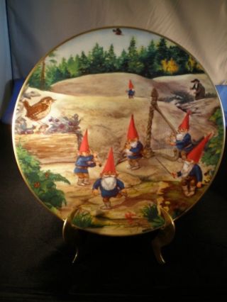 Rien Poortvliet Gnome Collector Plate Search For The Stradivarius