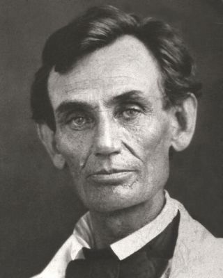 Us Former President Abraham Lincoln Glossy 8x10 Photo Vintage Historical Print