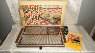 Vintage Salton Electric Hotray Food Warmer Model H - 928