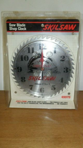 Vintage Skil Saw Blade Shop Metal Wall Clock 49975
