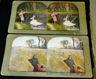 39 Stereoview Cards,  c.  1898 - 1905 - Japanese Military & Other Historic Images 2