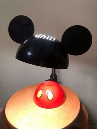 Vintage Mickey Mouse Ears Flexible Desk Lamp Table Night Light