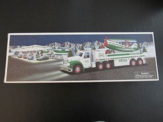 2002 Hess Toy Truck And Airplane Real Lights No Batteries X2 - 1902