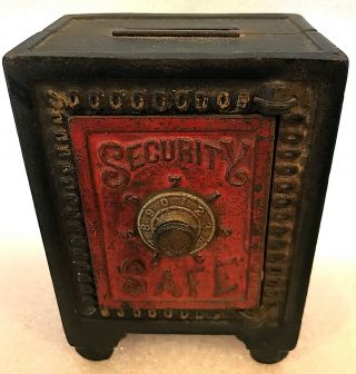 Security Safe Cast Iron Bank