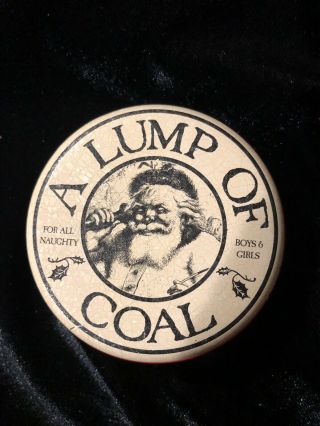 " A Lump Of Coal " In Christmas Tin - Great Gag Gift For Naughty Boys & Girls
