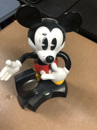 Disney Telemania Mickey Mouse Animated Talking Cordless Phone Segan Vg Fs