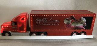 2006 Coca - Cola 75th Anniversary Santa Claus Semi - Truck Advertising Lights - Up