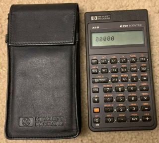 Vintage Hp Hewlett Packard 32s Rpn Scientific Calculator W/ Case