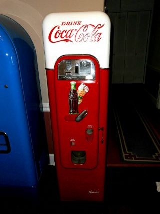 Vendo 44 Coca Cola Soda Coke Machine Older Restoration Great