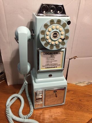Crosley Pay Phone 1957 Very 6 X8 X18 - 1/2 Inch Tall