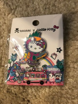 Tokidoki X Sanrio Hello Kitty Exclusive Kaiju Pin Tokiwood Hollywood