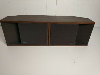 Set Of 2 Vintage Bose 201 Series Ii 2 Way Stereo Speakers