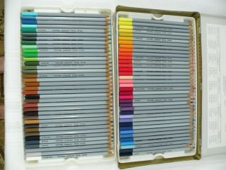 Vintage Derwent Professional Artists ' Watercolor Pencils Set of 72 Hard To Find 2