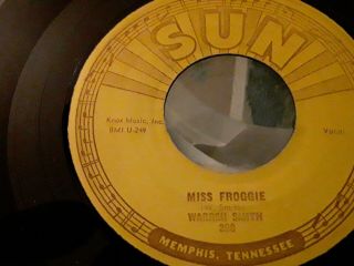Warren Smith Miss Froggie 45 Record Sun Label 268 M - B/w So Long Im