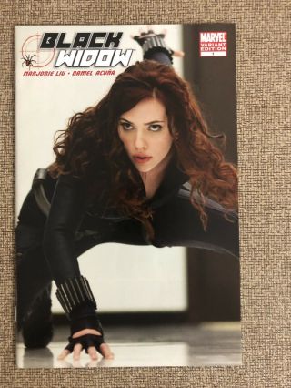 Black Widow (marvel 2010 - 2011) 1 Movie Photo Scarlet Johansson 1:10 Variant Nm