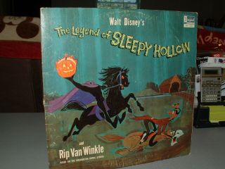 Disney The Legend Of Sleepy Hollow Lp Vinyl Record Rip Van Winkle 1963