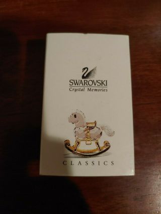 Swarovski Memories Rocking Horse Cut Crystal Figurine