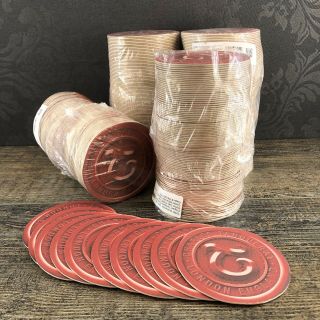 Tanqueray Coasters Set Of 100 Double Sided Bar Beverage Barware England