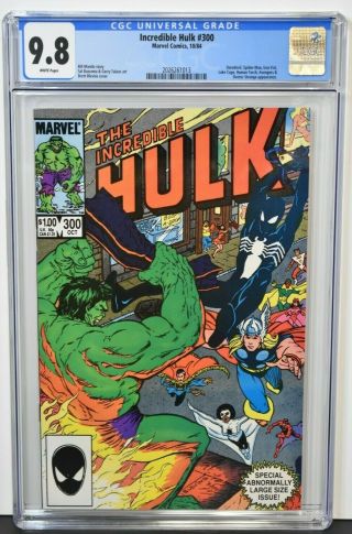 Incredible Hulk 300 (1984) Cgc Graded 9.  8 Bill Mantlo Story Sal Buscema Art