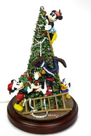 Danbury Light Up Christmas Tree Mickey Mouse Goofy Donald Duck Minnie