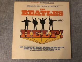 The Beatles Help Vinyl Lp Motion Picture Soundtrack Mas - 2386 Capitol Records