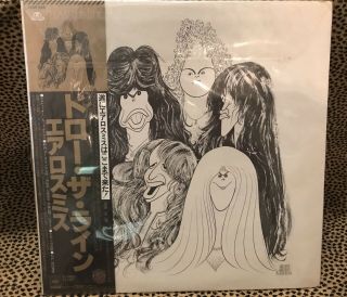 Aerosmith ‎draw The Line Vinyl Record Lp Japan 1977 Orig Cbs 25ap 848