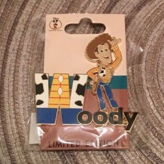 Disney Employee Center Dec Le 250 Pin Character Name Woody Toy Story