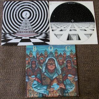 Blue Oyster Cult: 3 Lp Lot; Fire Of Unknown Origin; Tyranny And Mutation; Boc