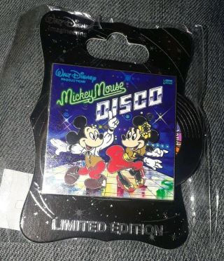 Disney Wdi Mog D23 2019 Limited Edition Le 300 Pin Mickey Mouse Disco Record