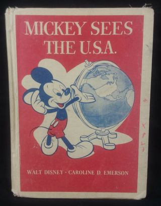 Mickey See The Usa 1944 Walt Disney Mickey Mouse Children 