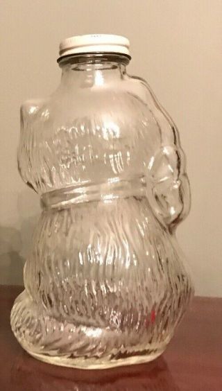 HAMMANS BEVERAGE GLASS CAT BOTTLE JAR PIGGY BANK Springfield Ohio 3