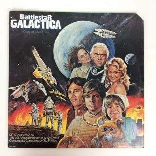 Battlestar Galactica Soundtrack Vinyl Lp La Philharmonic Orchestra