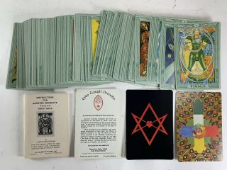 Vintage Aleister Crowley Thoth Tarot Deck Copyright 1978 Reprint 1983 All Cards