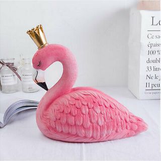 Pink Flamingo Resin Piggy Bank Money Box Toy Decor Christmas Gift For Girls