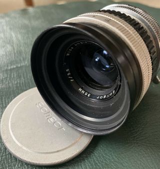Vintage / Classic Soligor 35mm f 3.  5 Wide Angle Lens no.  Y1236 2