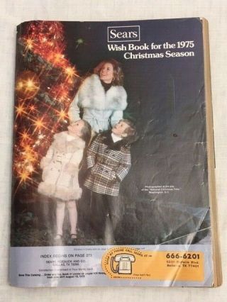 Vintage Sears Wish Book For The 1975 Christmas Season Toys Star Trek Holly Hobby