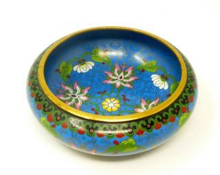 Vintage Chinese Cloisonne Enamel Bowl From China