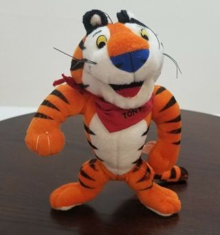 Vintage Kelloggs Frosted Flakes Tony The Tiger Plush Stuffed Jointed Legs 8 "
