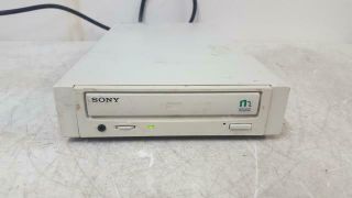 Vintage Sony External Csd - 7611 4x Cd - Rom Drive Unite 1995 50 Pin Scsi