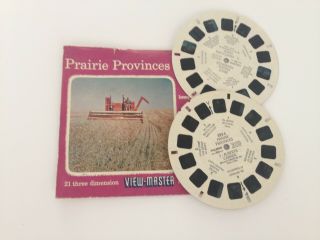View Master Prairie Provinces,  Alberta,  Saskatchewan,  Manitoba 3 - Reel Set,  C1954