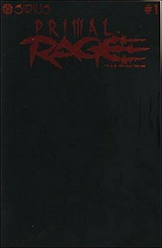 Primal Rage 1 Limited Edition Red Foil Sirius Comics 1994 Nm